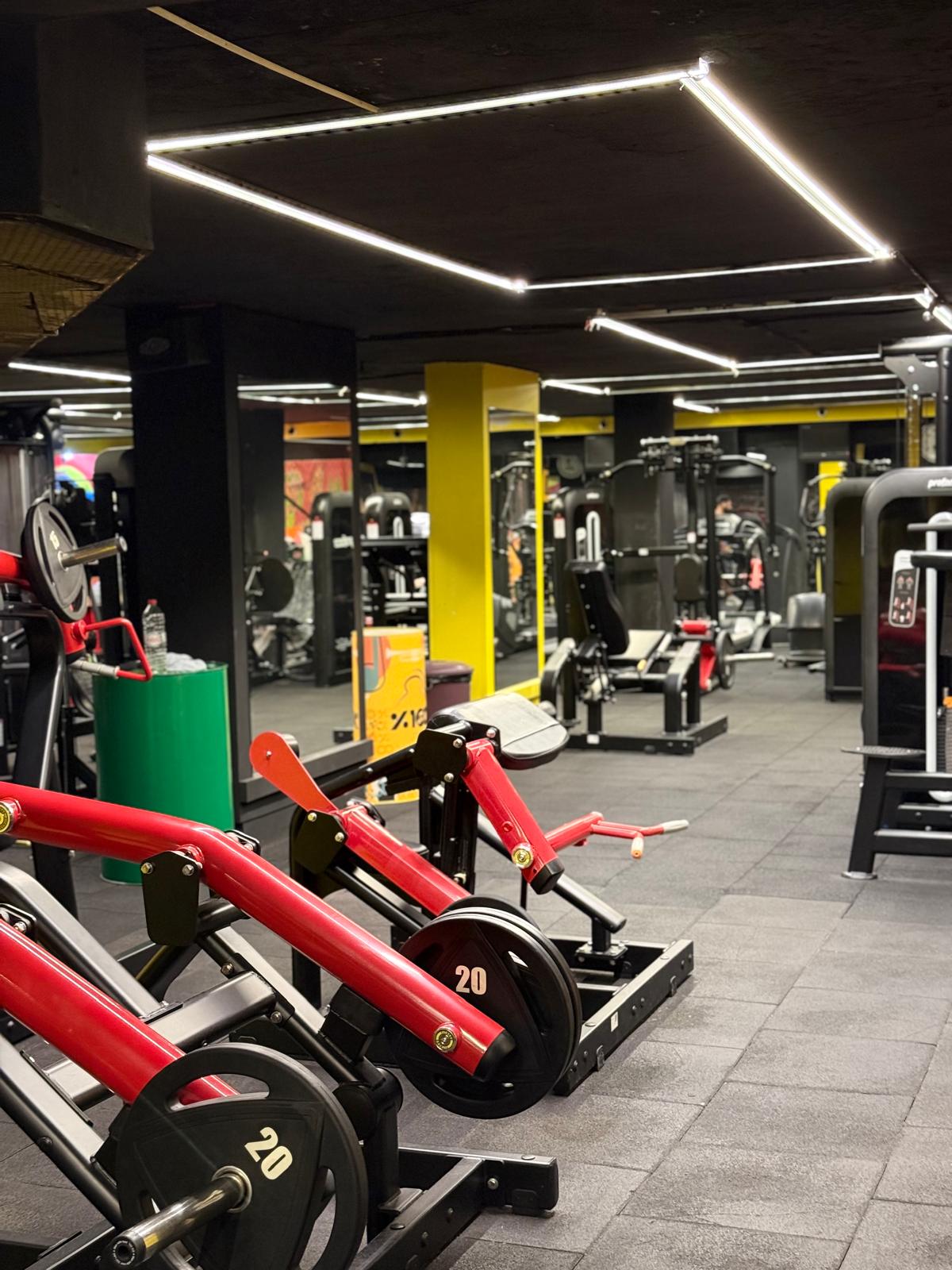 Serbest ağırlık ve makine hattı - BestForm Gym Adana Seyhan spor salonu